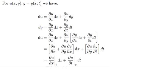 total differentiation formula|total derivative vs partial derivative.